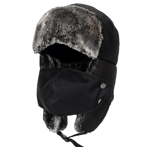 Chapeau d'hiver chaud fushia foncé