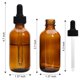 thumbnail image 2 of Frascos cuentagotas de vidrio June Fox, paquete de 40, 60 ml, color ámbar con goteros, 2 of 7