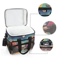 thumbnail image 6 of FORMRS Insulated Cooler Bag 24 Cans Capacity Soft Leakproof Lunch Box with Side Pockets, Colorful Road, 6 of 7