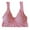 #1Pink, variant on MGCWSH Comfortable Sports Bra 3 Pack Women's Cooling Breathable Seamless Wireless Supportive Pull on Bra Plus Size White M