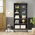 thumbnail image 5 of Tribesigns Heavy-Duty Tall Bookcase, 70.8-Inch 5-Tier Bookshelf with Storage Shelves for Living Room, Bedroom, Office - Sandalwood, 5 of 7
