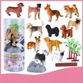 thumbnail image 5 of 12PCS Dog Figurines, Realistic Plastic Puppy Figurines, Hand Painted Emulational Tiny Dogs Animals Toy, Dog Cake Topper Christmas Birthday Gift for Kids & Toddlers, 5 of 5