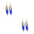 thumbnail image 4 of yingyy Dangle Earrings with Gold Color Small Earrings for Women blue 2Set, 4 of 6