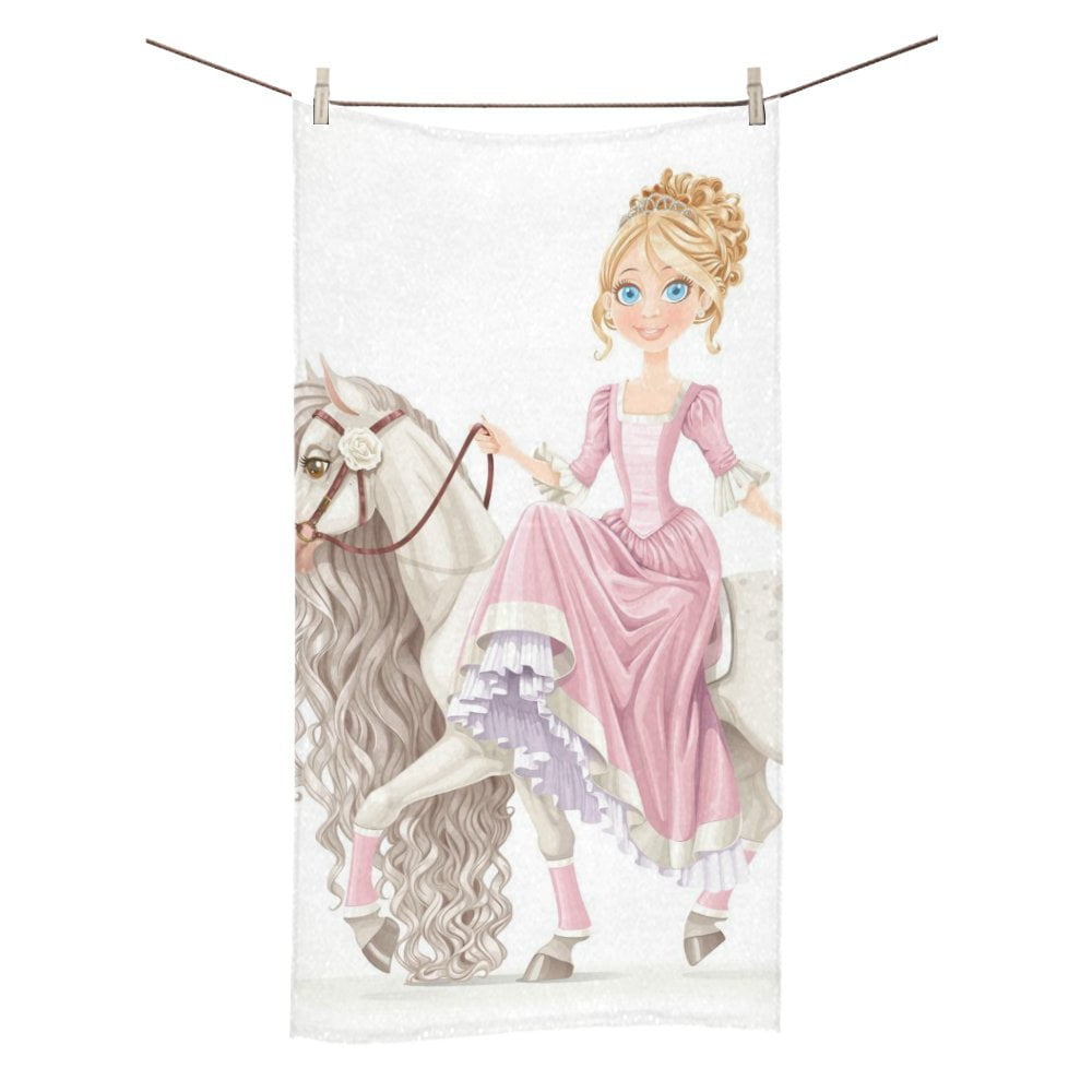 Personalised Custom Machine Embroidered Towels /'Princess/'