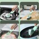 thumbnail image 5 of Dispensador de jabón de cocina, dispensador de esponja para lavar platos, cepillo de silicona, rosa Feliz Sencillez, 5 of 5
