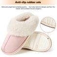 thumbnail image 5 of WALL QMER Womens Slippers Cozy Warm Winter Slip On House Shoes Fluffy Soft Memory Foam Comfy Faux Fur Plush Anti-Skid Indoor/Outdoor, 5 of 8