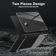thumbnail image 4 of MOSISO Compatible with MacBook Air 13 inch Case 2025-2022 M4 A3240 M3 A3113 M2 A2681,Surpass Natural Beauty Hard Shell&Keyboard Cover&Screen Film&Type C for MacBook Air 13.6 inch Case, 4 of 7