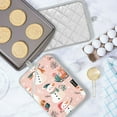 thumbnail image 5 of Yayeee Pot Holders Kitchen Heat Resistant with Pocket 7"x9.8" Cotton Oven Cooking Hot Pads, Christmas Snowman, 5 of 7