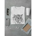 thumbnail image 3 of Head Of Tiger Hand Drawn Tee Men's -Image by Shutterstock, 3 of 4