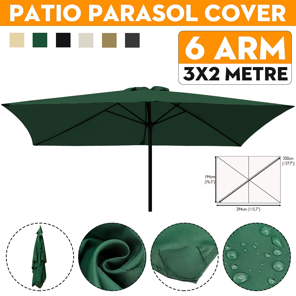 Sun Garden Umbrella Replacement Fasci Garden