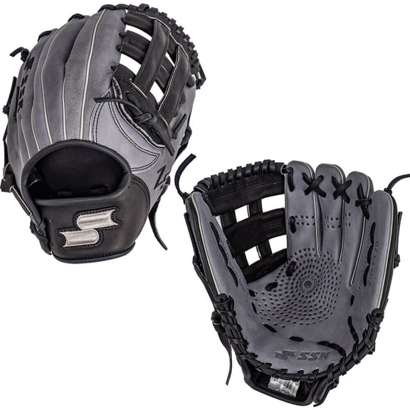 SSK Z5 Craftsman 11.75" Infield Baseball Glove Z5-1175GRYBLK3