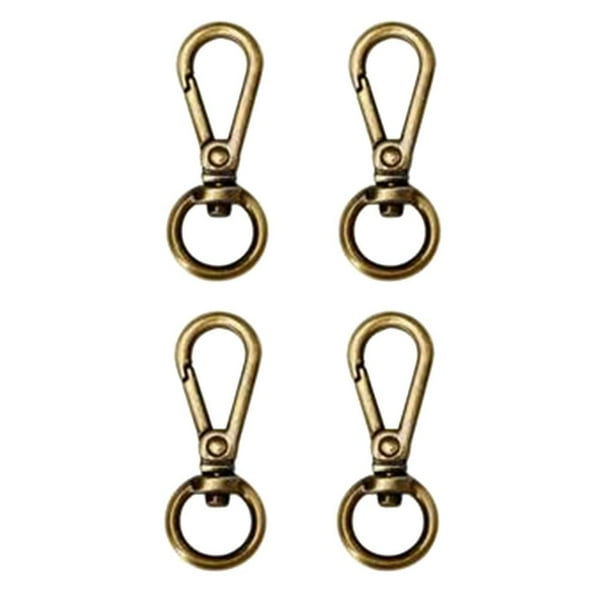 Broche de Langosta Sunnimix 4 Piezas Gancho giratorio Llavero bronce
