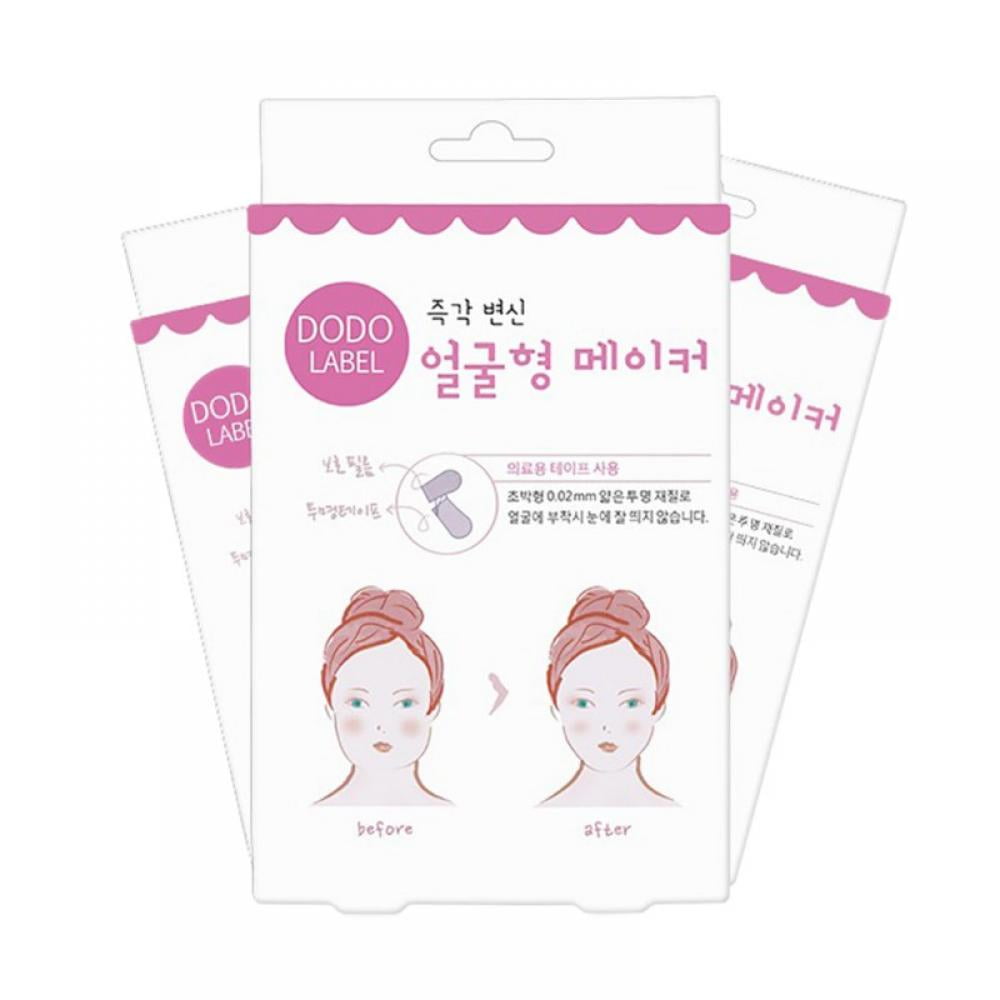 40 Pcs Face Lifting Patch Invisible V-line facelift patch tapes and bands kit, double chin reducer, double chin tape lif Neck Lifting Tape, cosmetic tape for women