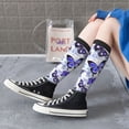 thumbnail image 5 of Pofeuu Butterflies Print Stockings, Adult Running Hiking Socks for Youth and Adult, 5 of 6