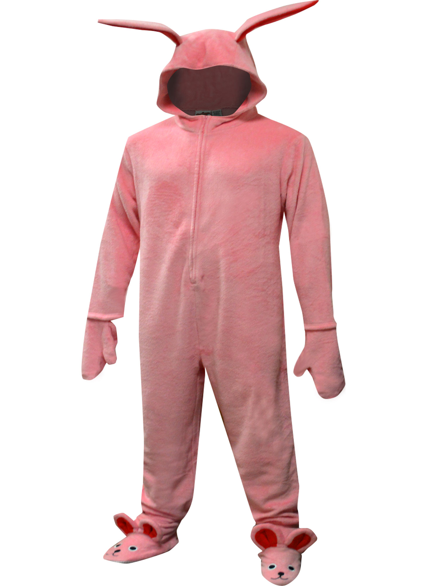 Officially Licensed A Christmas Story Bunny Union Suit Pajama Costume Rabbit Onesie 100 Polyester Walmart