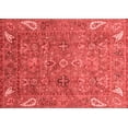 thumbnail image 1 of Ahgly Company Machine Washable Indoor Rectangle Oriental Red Traditional Area Rugs, 3' x 5', 1 of 4