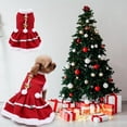 thumbnail image 4 of Christmas Sale! Dog Christmas Costume for Small Dogs Girl Pet Dress for Holiday Puppy Cat Winter Clothes, 4 of 6