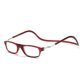 thumbnail image 1 of Gafas de lectura magnéticas plegables para hombre y mujer, con cierre de clic, para colgar en el cuello, solo 1 bolsa, color BORGOÑA, 1 of 5