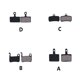 thumbnail image 3 of Soidarity Pastillas de freno de disco para ciclismo, 2 uds., piezas de frenado para reparación al aire libre, piezas eléctricas seguras semimetálicas Ciclismo Tipo 2 Soidarity OD028857-02, 3 of 6