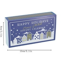 Christmas Cross Advent Calendar,Christmas Countdown Advent Calendar Embroidery Kit 24 Days Countdown Advent Calendar Gift For Beginners And Craft Lovers