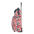 thumbnail image 3 of Olympia U.S.A. Multi-purpose Lightweight Carry-On Rolling Tote Bag with Handle, Miami Red, 3 of 7