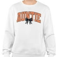 thumbnail image 2 of Halloween Auntie Sweatshirt Unisex 3X-Large White, 2 of 5