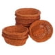 thumbnail image 1 of ColoMX 10 cestas de comida: cestas pequeñas de ratán para aperitivos, soportes ovalados para pan y cocina, recipientes tejidos para frutas, galletas y pan., 1 of 8