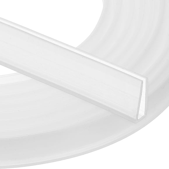 Uxcell U Channel Edging Trim, 26.2 ft Sheet Metal Edge Guard Protector Rubber Edge Trim Air Sealed Seal Strip for Panels Car Doors Steel Plates Hatches Table Corners,4.72"Wx0.39"Tx1.97"H ,Clear