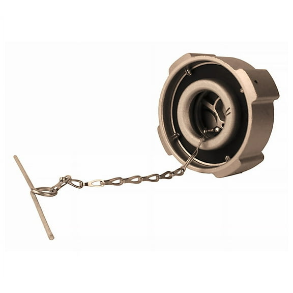 4" Lever Aluminum Non-Locking Truck Fuel Tank Cap Compatible with Peterbilt 330, 379, 389, 337, 340, 579 Replace 11-04859-100