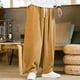 thumbnail image 1 of Pantalones largos para hombre, casuales, de moda, para vacaciones, lisos, casuales, con cintura elástica y bolsillos., 1 of 6