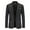 Black, variant on Mens Blazers Slim Fit Business Casual Men Sport Coat One Button Travel Blazer Lightweight Suit Jacket