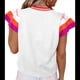 thumbnail image 2 of Suéter Ligero de Punto Holgado con Cuello Redondo Informal de Corta de Verano para Mujer. L, 2 of 7
