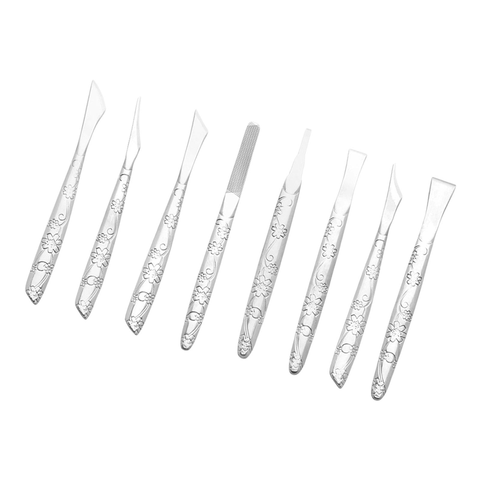 balikha 8 Pieces Leather Carving Knives,Replace ,DIY Crafting Nicking Tools,Leathercraft Working Tool for Repairing Arts Crafts