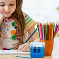 thumbnail image 3 of Compact Hole Pencil Sharpener with Protective Cover for Efficient School and Home Use, 3 of 4