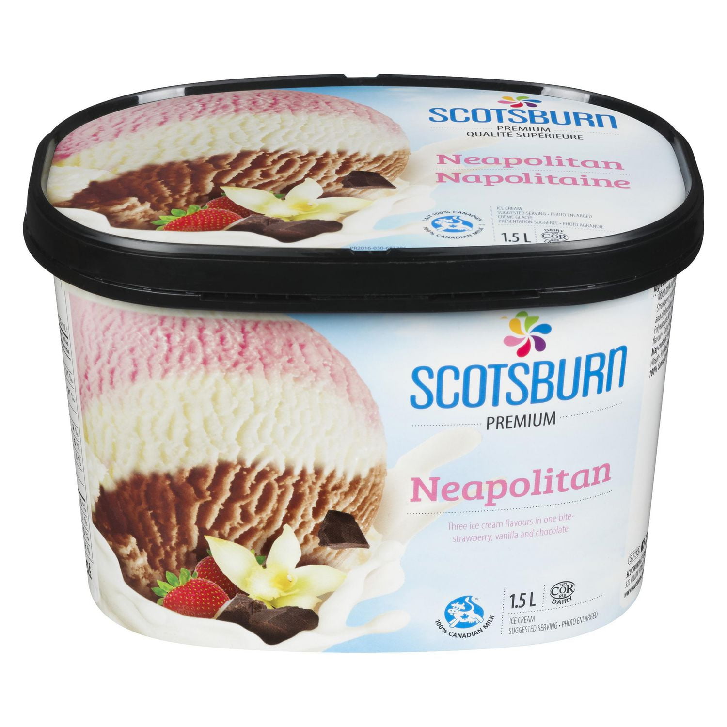 Crème glacée napolitaine Scotsburn
