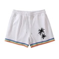 thumbnail image 4 of CONZONE Mens Casual Shorts Elastic Waist Summer Shorts for Men Hawaii Graphic Y2K Lightweight Loose Fit Vacation Beach Shorts With Pockets, 4 of 4