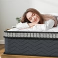 thumbnail image 5 of REGOSS Queen Mattress 14 inch - Hotel-Collection Hybrid Mattress for Extra Lumbar Support,Pain Relieving Deep Sleep Memory Foam Mattress,Medium Soft, 5 of 8
