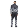 thumbnail image 4 of Men's Ombre Gradient Tiger Stripe Track Suits 2 Piece Sweatsuit Set ST570 - Black - Small, 4 of 7