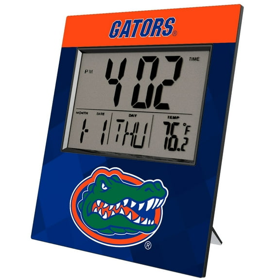 Keyscaper Florida Gators Color Block Digital Desk Clock