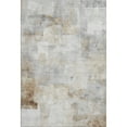 thumbnail image 2 of Addison Rugs Mayfield Premium Machine Washable Transitional Blocks Beige Rectangle Rug, 10' X 14' Machine Washable Transitional Blocks Beige Oversized Sherpa Throw Blanket, 2 of 7
