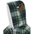 thumbnail image 4 of Pijama de forro polar a cuadros Baby Boys The Children's Place Moose, 4 of 5
