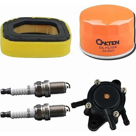OakTen Air Filter Oil Filter Spark Plug Fuel Pump Pack with 32 083 03-S, 28 050 01-S, 24 393 16-S for Kohler SV710 SV715 SV720 SV725 SV730
