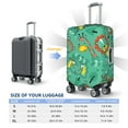 thumbnail image 4 of Rateoe Funny Animals in Jungle Printed Luggage Cover, Suitcase Protector Fits 18-32 Inch Luggage-Small, 4 of 7