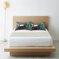 thumbnail image 6 of Yayeee Pillowcase Standard Size Set of 2 Satin Wrinkle Resistant Pillow Case, Christmas Cat, 6 of 8