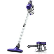 APOSEN 18Kpa Strong Suction Lightweight Stick Vacuum, Extension Wand & Detachable Battery Vacuum Cleaner for Carpet
