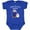 Royal Blue, variant on Inktastic Happy Birthday, Auntie Cute Penguins Boys or Girls Baby Bodysuit