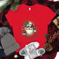 thumbnail image 1 of Funny Christmas Santa Claus Stay Merry And Bright Print T-Shirt Summer Letter Print T Shirt Women Men Short Sleeve Loose Shirts, 1 of 5