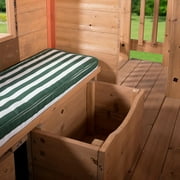 Backyard Discovery Scenic Heights Cedar Wooden Elevated Playhouse, Play Kitchen, Deck