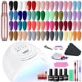 thumbnail image 1 of Set de esmaltes de uñas en gel JODSONE U V Light Nail Drill, 36 colores, 1 of 8