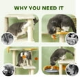 thumbnail image 5 of PawHut Cat Tree, 63 Inch Moon and Star Themed Cat Tower, Beige, 5 of 9